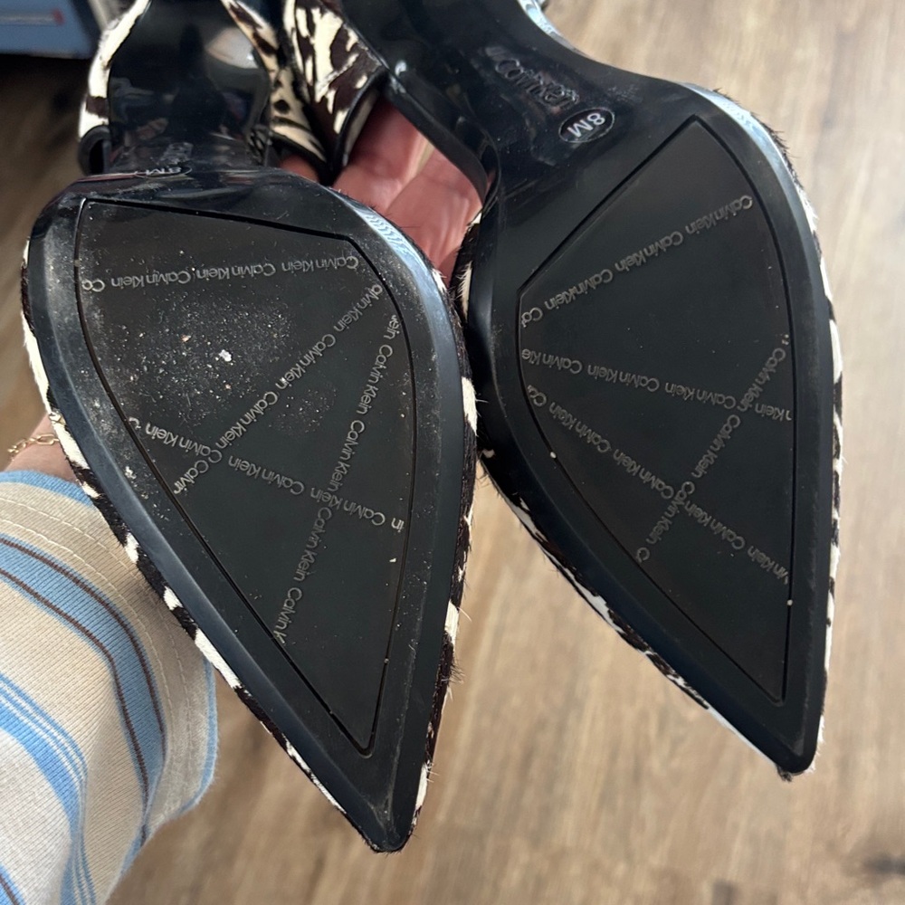 Calvin Klein Leopard-Pattern Pointed-Toe Heels - image 11